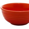 Cj 2 Bowls de Cerâmica Retrô Laranja 10x4,5cm - 7