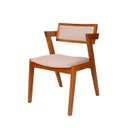 Ver mais imagens de Kit 4 Cadeiras Madeira Maciça e Estofada Ímola Authentic Espresso Móveis