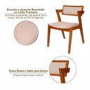 Ver imagem 7 de Kit 4 Cadeiras Madeira Maciça e Estofada Ímola Authentic Espresso Móveis