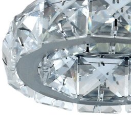 Spot Embutir Redondo Cristal 3cmx10cm 50W Gu10 Bella Iluminação Bivolt - 4