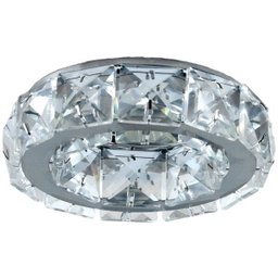 Spot Embutir Redondo Cristal 3cmx10cm 50W Gu10 Bella Iluminação Bivolt - 1