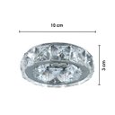 Ver imagem 3 de Spot Embutir Redondo Cristal 3cmx10cm 50W Gu10 Bella Iluminação Bivolt