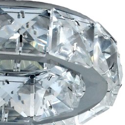 Spot Embutir Redondo Cristal 3cmx10cm 50W Gu10 Bella Iluminação Bivolt - 5