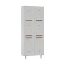 Ver imagem 1 de Paneleiro Duplo de Aço 80cm Regina Multimóveis CR6131 Branco