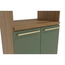 Ver imagem 5 de Torre Quente de Cozinha Paneleiro Botanic M627 2 Fornos C- 3 Portas 70cm Nogueira-Verde Oliva -