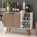 Ver imagem 6 de Balcão Buffet Cantinho do Café Bianca Freijó/branco Z34 - Mpozenato