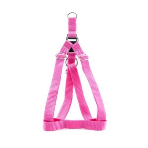 Peitoral cachorro Smooty Pet M Liso:Rosa