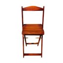 Ver mais imagens de Conjunto Mesa Bistrô Dobrável com 2 Banquetas de Madeira Maciça Mel Marrom