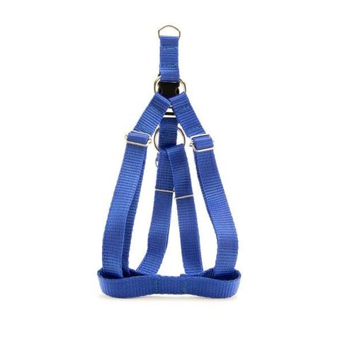 Peitoral cachorro Smooty Pet M Liso:Azul