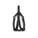 Ver imagem 1 de Peitoral cachorro Smooty Pet P Listrado:Preto