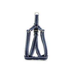 Peitoral cachorro Smooty Pet P Listrado:Azul - 1