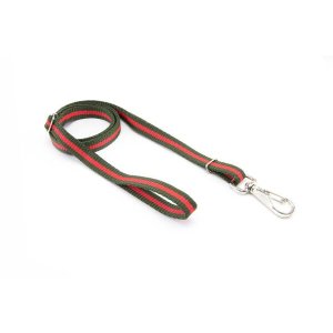 Guia cachorro Smooty Pet com regulagem P Listrada:Verde