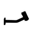 Ver imagem 1 de TORNEIRA QUADRADA 1/4 DE VOLTA PAREDE - PRETA