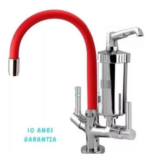 Torneira Gourmet Filtro Bancada Silicone Colors - 1