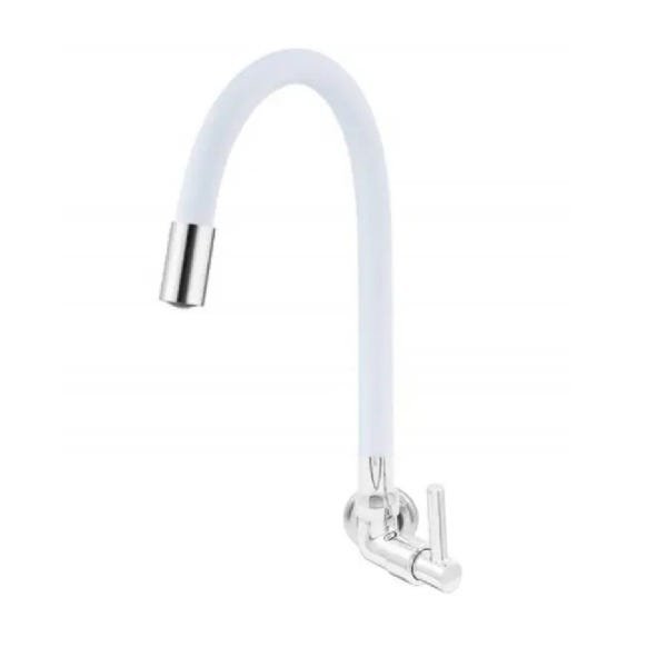 TORNEIRA COLOR LUXO PAREDE CANO DE SILICONE FLEXíVEL C-66 - 1