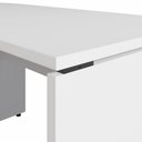Ver imagem 6 de Mesa L Escritório 190cm X 70cm Pés Painel F5 Office Cor:cinza