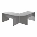 Ver imagem 4 de Mesa L Escritório 190cm X 70cm Pés Painel F5 Office Cor:cinza