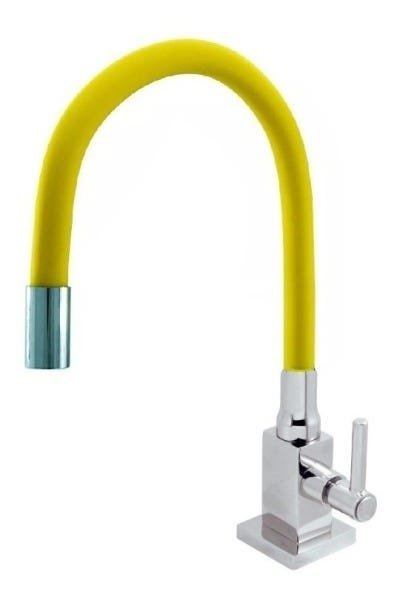 Torneira Color Square Tubo Silicone Flexivel 4168 C70 - 1