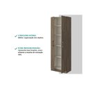 Ver imagem 2 de Armário Multiuso Lavanderia 626 c/ 2 Portas Branco - Carraro