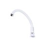 Torneira Cozinha Abs Branca Bica Móvel De Bancada - 2