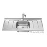 Pia Inox Ghelplus Dubai 150x54 Cuba Nº 3 E-commerce - 1