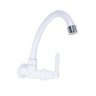 Torneira Cozinha Abs Branca Bica Movel De Parede - 3