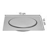 Ralo Click Inteligente Para Banheiro 15 Cm X 15 Cm Pop Up - 4