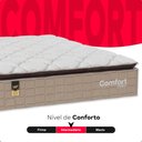 Ver imagem 4 de Colchão Casal Comfort Class Pillow Top 28x138x188cm - Bege - e-Shop Casa