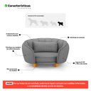 Ver imagem 3 de Mini Cama Poltrona Pet Lary Baby para Cachorro Linho Cinza - Desk Design