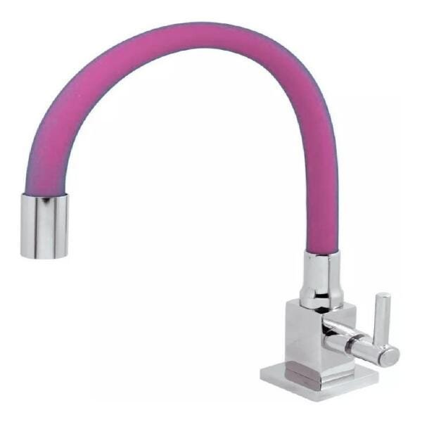 Torneira Color Square Tubo Silicone Flexivel 4168 C70 - 1