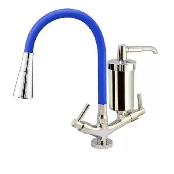 Torneira Bancada Filtro silicone 2 Jatos - AZUL - 1
