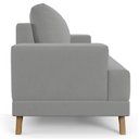 Ver imagem 5 de Sofá 180cm 3 Lugares Pés Curvos Santi Suede D05 Cinza - Mpozenato