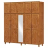 Guarda-Roupa Casal com Espelho 10 Portas Grécia  - 2