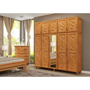 Guarda-Roupa Casal com Espelho 10 Portas Grécia 