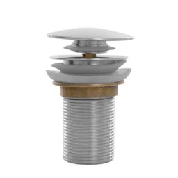 3 Válvulas Click Up Clic Clac Pia Lavatório Inox 4 Cm - 4