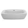 CUBA DE APOIO COM MESA LOUçA 51 CM X 37 - ÍRIS (ONIX) - 1