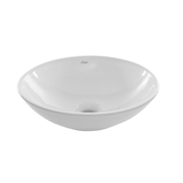 Cuba De Apoio Oval Branca 400x360 Jasmin Louça Fiori - 1