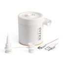 Ver imagem 5 de Colchão Inflável Casal Queen Fiber Tech Prestige com Bomba Usb Bege Intex