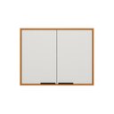 Ver imagem 1 de Armário Aéreo 2 Portas 80cm Ravena Freijo Uv Off Acetinado - Ssx Multicoisas
