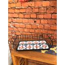 Ver imagem 2 de Fruteira de Mesa Retangular em Ferro com Ladrilho