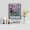 Ver imagem 2 de Quadro Poster Tokyo - Japão 45x34cm - com Vidro:madeira Preta