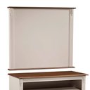 Ver imagem 2 de Rack com Painel para Sala 120cm Pés Luis Xv 2 Gavetas e Nicho Linz Móveis - Off White/imbuia Glazer