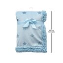 Ver imagem 3 de Manta de Bebê Dupla Face Estrelinhas Azul - Buba