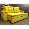 Sofá Retrátil Reclinável 2,30 M Amarelo 331 Sevilha - 1