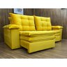 Sofá Retrátil Reclinável 2,30 M Amarelo 331 Sevilha - 6