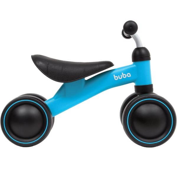 Bicicleta de equilíbrio 4 rodas Azul - Buba - 2