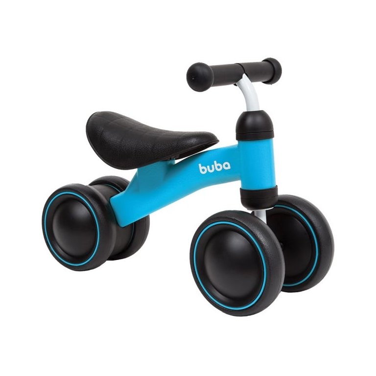 Bicicleta de equilíbrio 4 rodas Azul - Buba