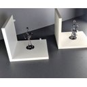 Ver imagem 4 de Prateleira Livros 20 x 20 cm Kit 3 Peças Eví Decor