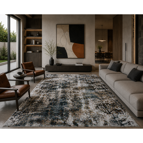 Tapete Éfeso Bege Decorativo - 2,00 x 3,00