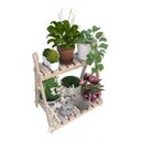 Ver imagem 3 de Estante Baixa Divisorias Madeira Vertical Ideal Para Livros Technox Morrom
